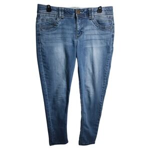 Democracy Ab Technology Skinny Jeans Blue Wash Stretch Denim Size 8 B1293XXFX